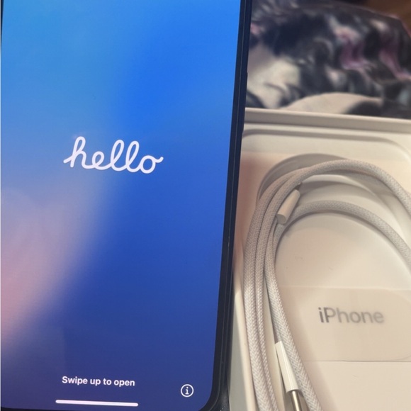 Apple Other - Apple iPhone - Black with White Accessories
